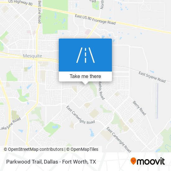 Mapa de Parkwood Trail