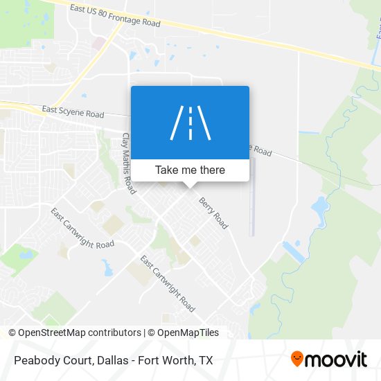 Mapa de Peabody Court