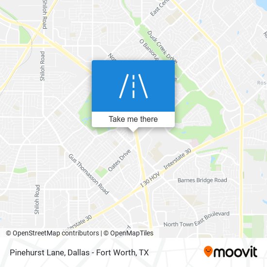 Pinehurst Lane map