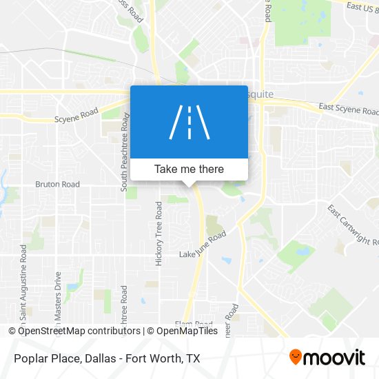 Poplar Place map
