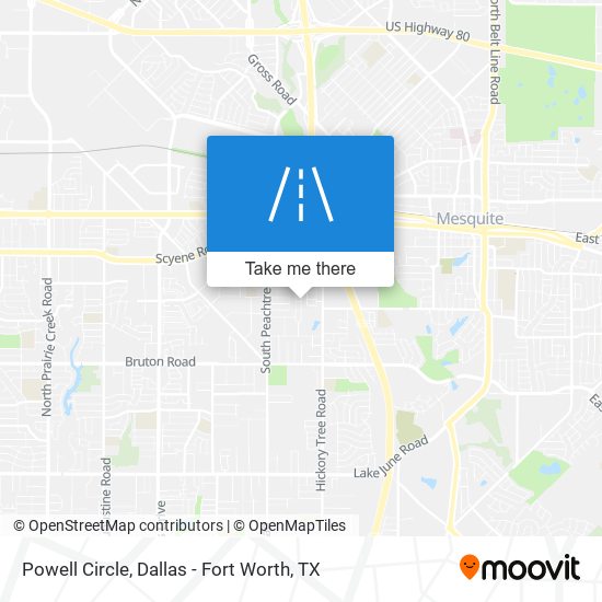 Powell Circle map