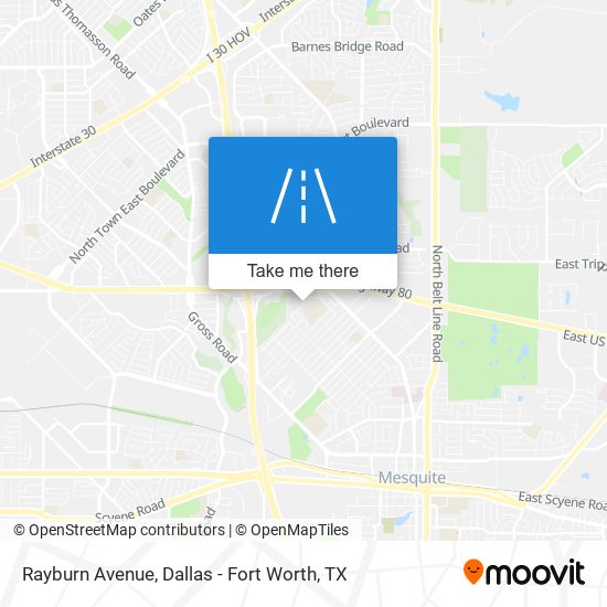 Mapa de Rayburn Avenue