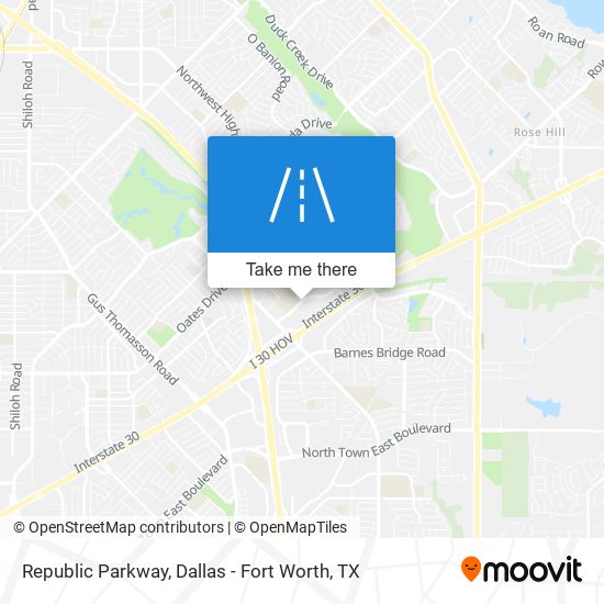 Mapa de Republic Parkway