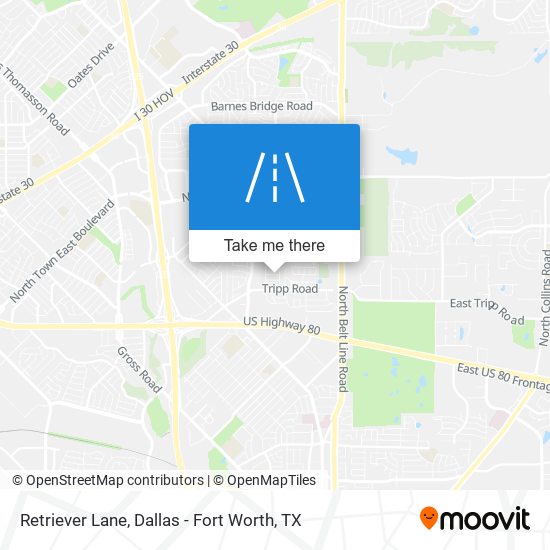 Retriever Lane map