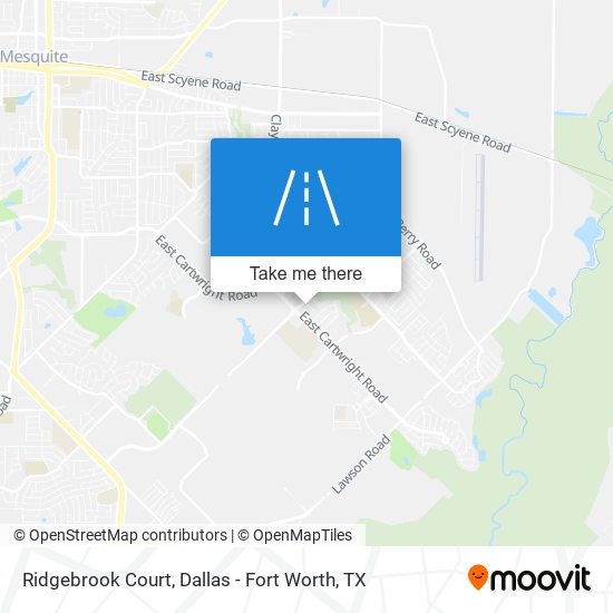Ridgebrook Court map