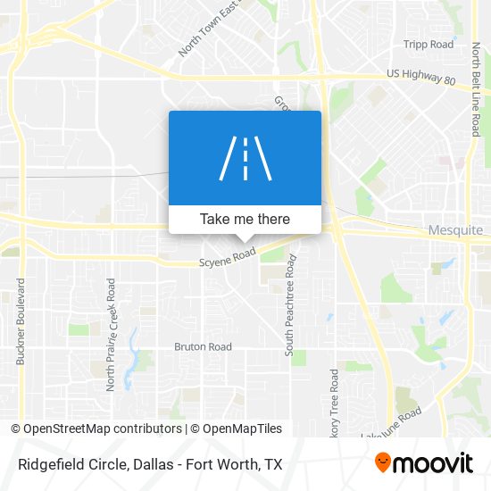 Ridgefield Circle map