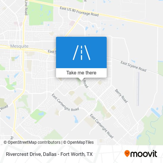 Rivercrest Drive map