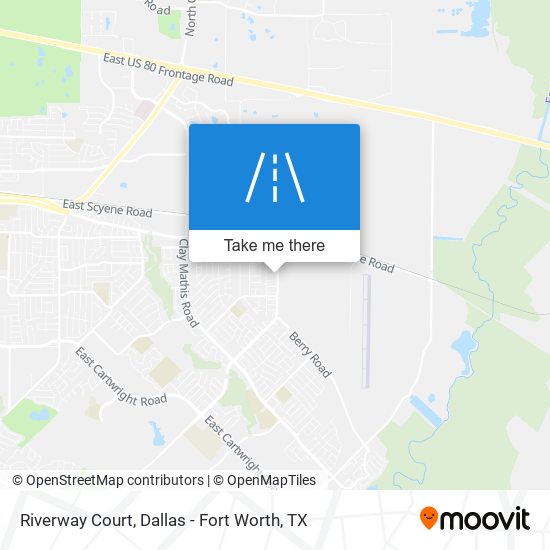 Riverway Court map