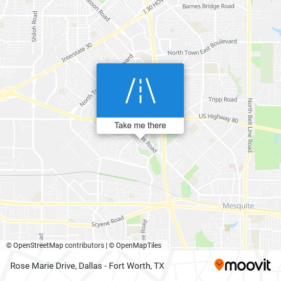 Rose Marie Drive map
