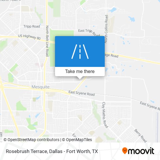 Rosebrush Terrace map