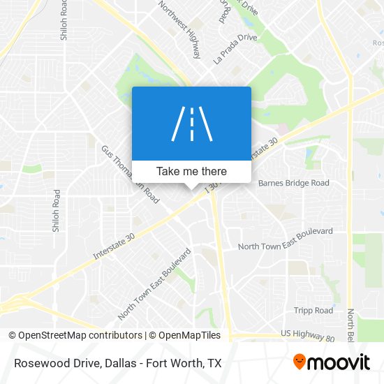 Rosewood Drive map