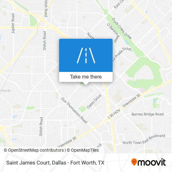 Mapa de Saint James Court