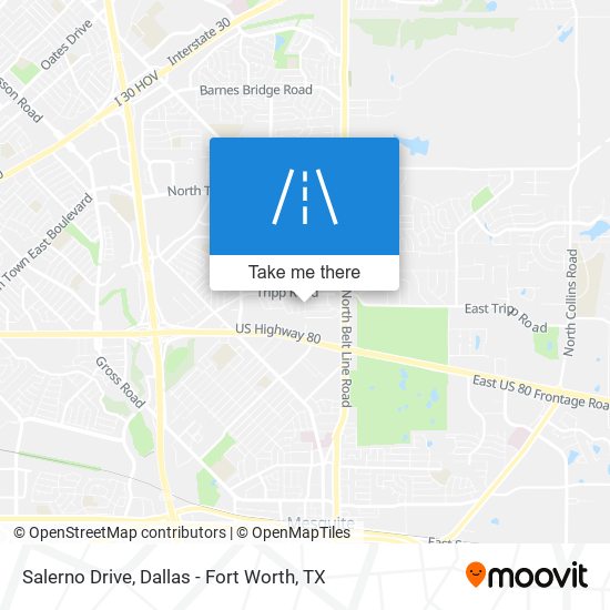 Mapa de Salerno Drive