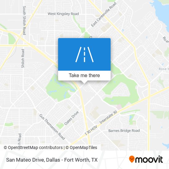 San Mateo Drive map