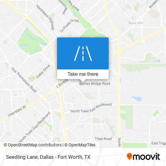 Seedling Lane map