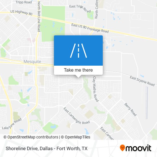 Shoreline Drive map