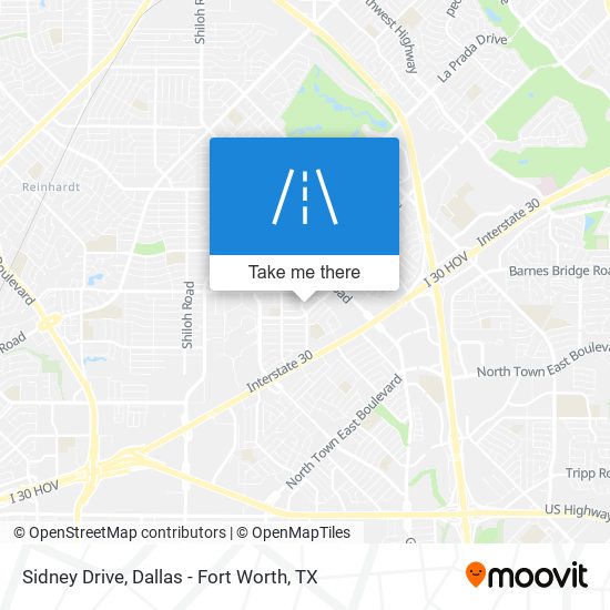Mapa de Sidney Drive