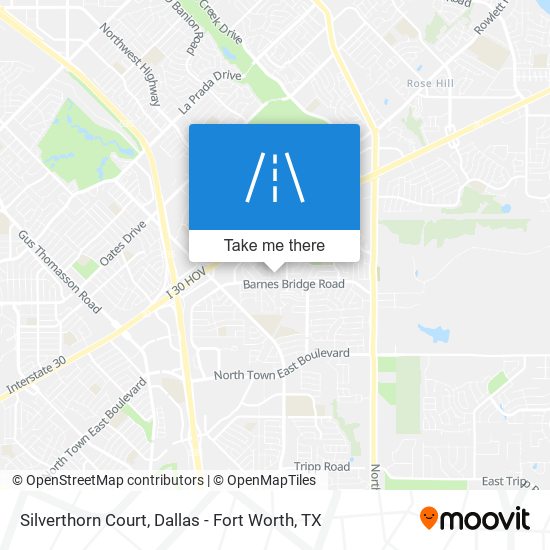Silverthorn Court map