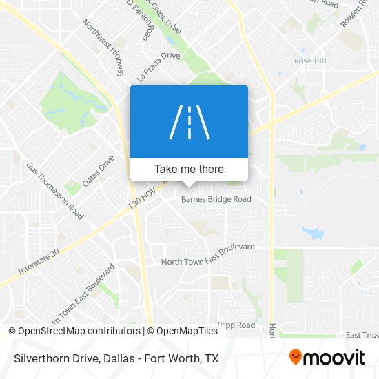 Silverthorn Drive map