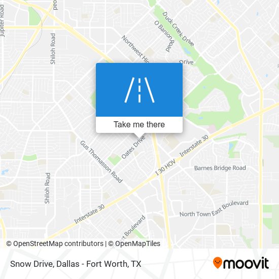 Snow Drive map