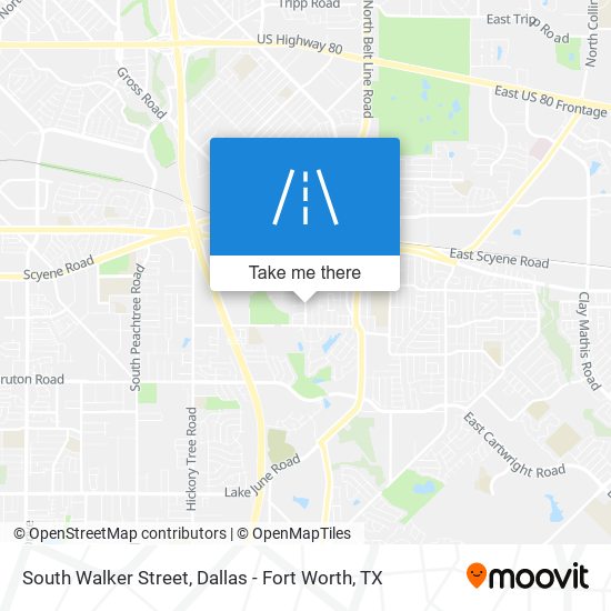 South Walker Street map