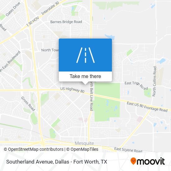 Southerland Avenue map