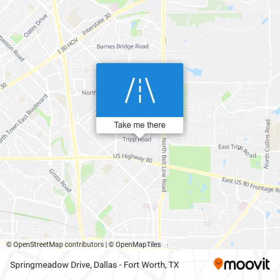 Springmeadow Drive map