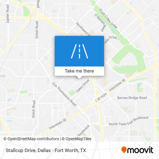 Stallcup Drive map