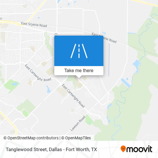 Tanglewood Street map