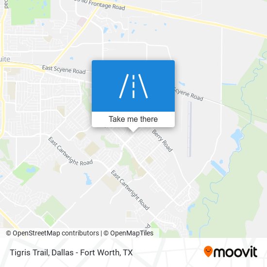 Tigris Trail map