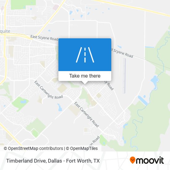 Timberland Drive map