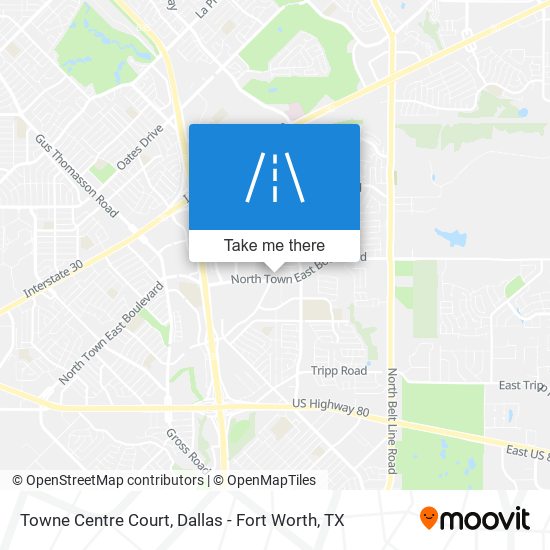 Towne Centre Court map