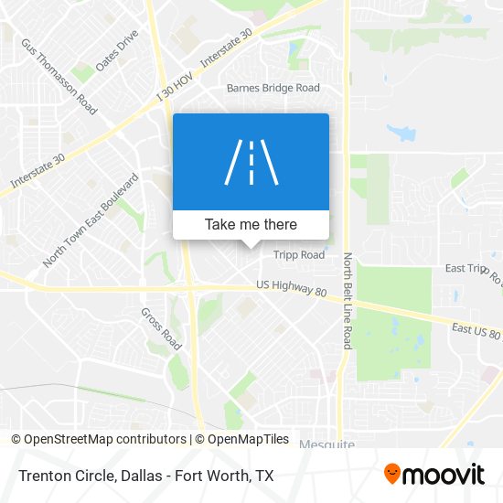 Trenton Circle map