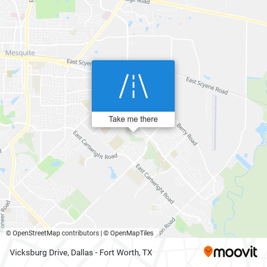 Vicksburg Drive map