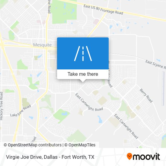 Virgie Joe Drive map