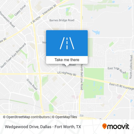 Wedgewood Drive map