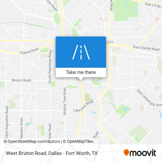 Mapa de West Bruton Road