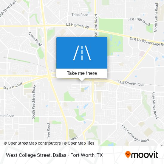 Mapa de West College Street