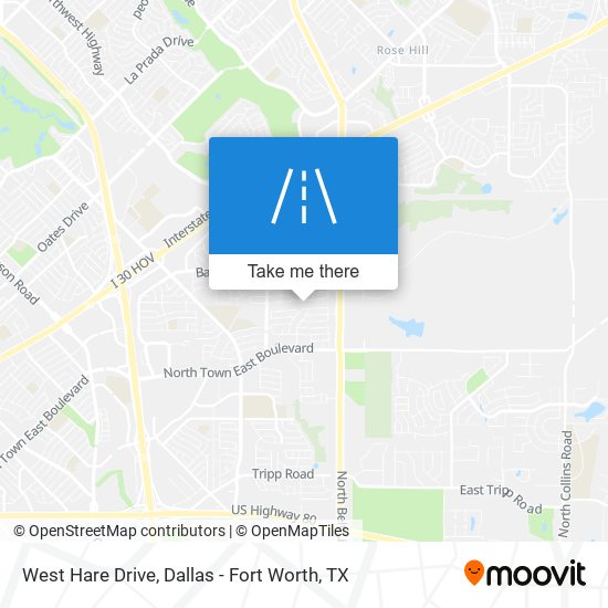 West Hare Drive map