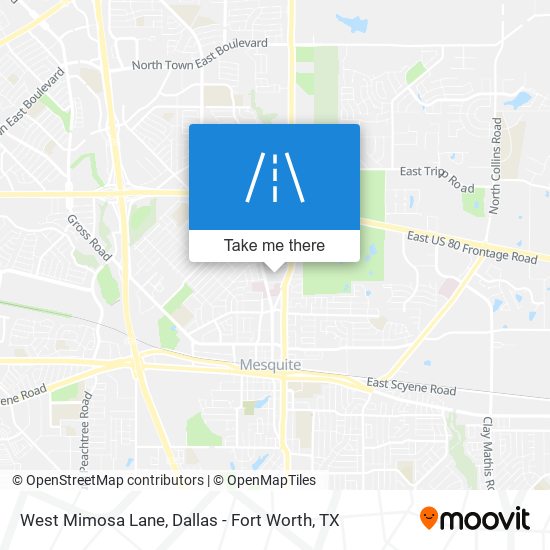 Mapa de West Mimosa Lane