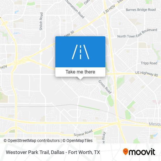 Westover Park Trail map