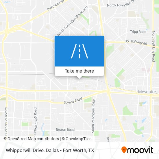 Whipporwill Drive map