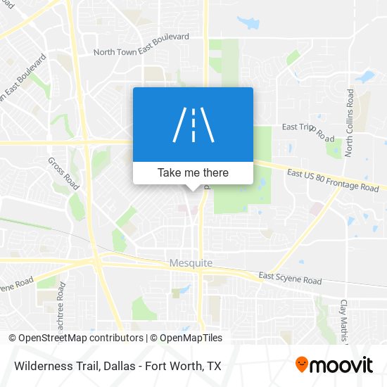 Wilderness Trail map