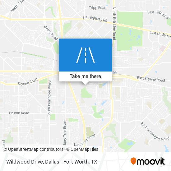 Wildwood Drive map