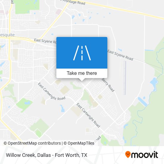 Mapa de Willow Creek
