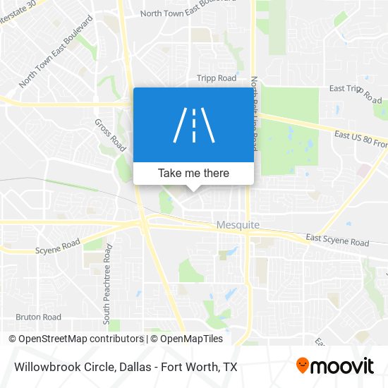 Willowbrook Circle map