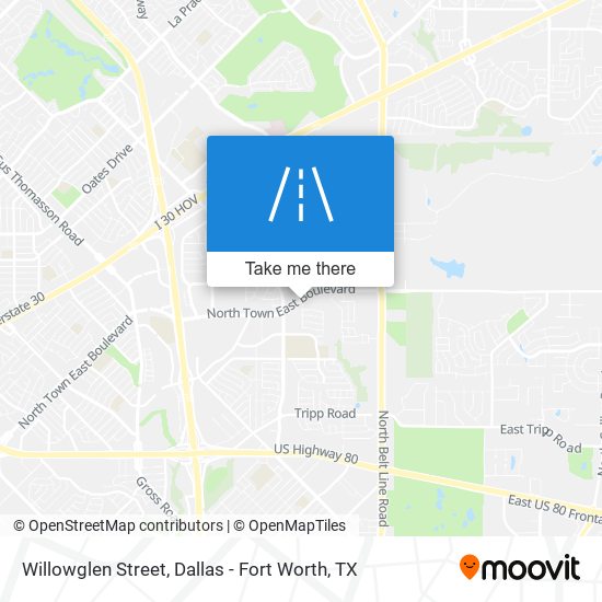 Mapa de Willowglen Street