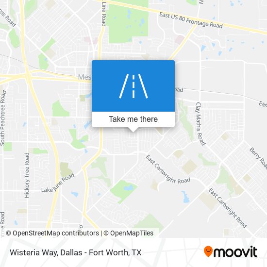 Wisteria Way map