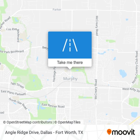 Angle Ridge Drive map