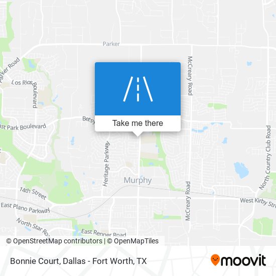 Bonnie Court map